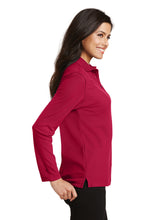 Load image into Gallery viewer, U.D. Port Authority® Ladies Silk Touch™ Long Sleeve Polo - L500LS
