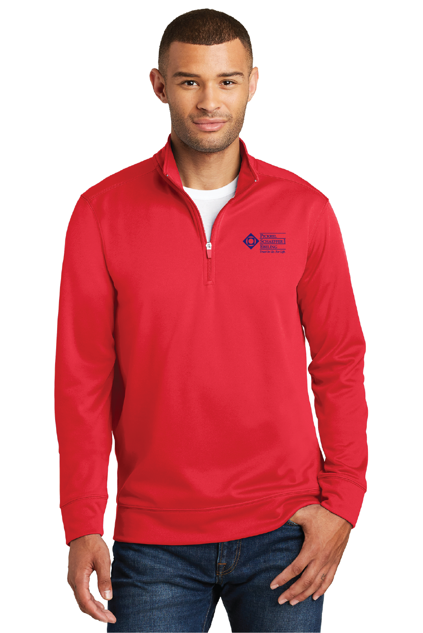 U.D. Port & Company® Performance Fleece 1/4-Zip Pullover Sweatshirt - PC590Q