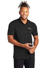 Load image into Gallery viewer, MERCER+METTLE Stretch Pique Full-Button Polo - MM1006
