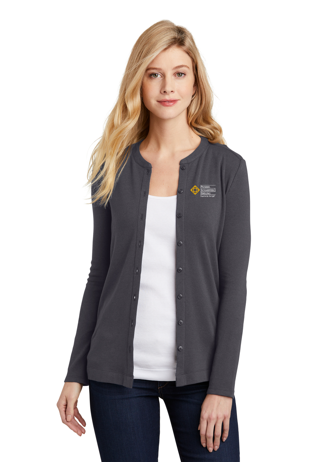 Port Authority Ladies Concept Stretch Button-Front Cardigan - LM1008