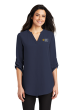 Load image into Gallery viewer, Port Authority Ladies 3/4-Sleeve Tunic Blouse - LW701
