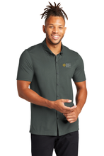 Load image into Gallery viewer, MERCER+METTLE Stretch Pique Full-Button Polo - MM1006
